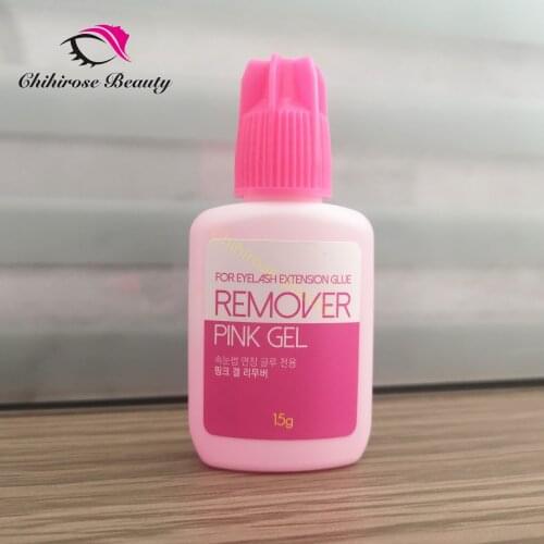 1 pcs SKY Pink Gel Remover for Eyelash Extension Glue from Korea Removing Eyelash Extensions 15g/Bottle