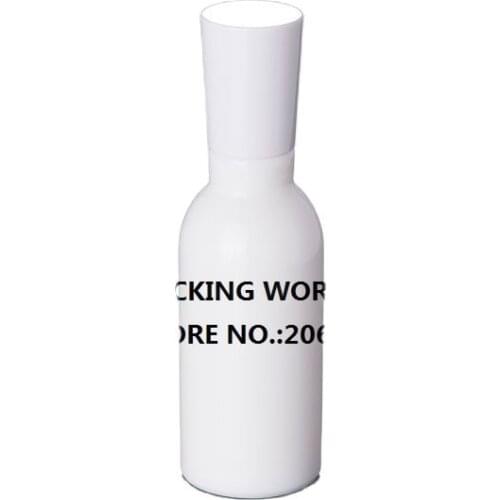 120ml white glass bottle with white press pump/lid for serum/lotion/emulsion/foundation cosmetic packing