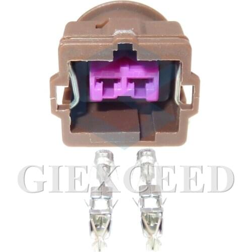 2 Sets 2 Pin Automotive Unsealed Socket with Terminal 3.5 Series Auto Electric Wire Cable Plastic Adapter Auto Parts