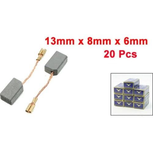 20 Pcs Electric Drill Motor 33/64" x 5/16" x 15/64" Carbon Brushes