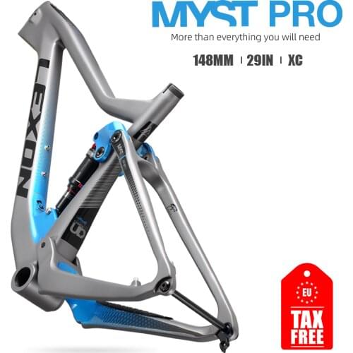 LEXON XC frame Mountain Bicycle Frame XC Bike Frames Carbon Mountain Bike Full Suspension 29 Boost frame