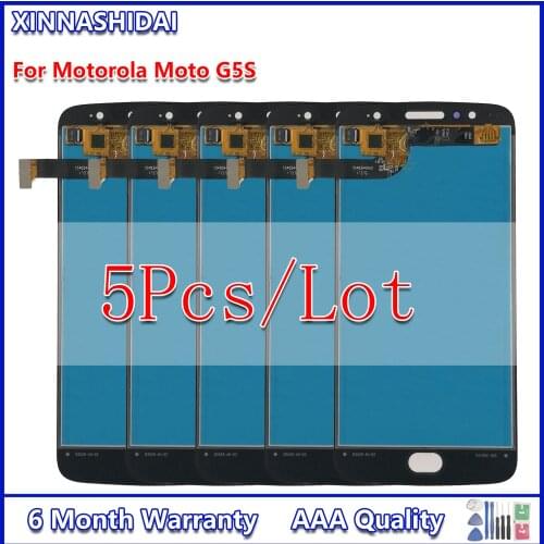 5pcs/lot New LCD Display Touch Screen Digitizer Assembly Replacement For Motorola Moto G5S XT1793 XT1794 XT1792