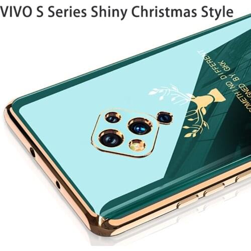 Coque Mobile Phone Case For VIVO S5 S6 S7 Soft TPU Christmas Tree GKK Anti-Knock Protective Business Shell Shockproof Back Cover