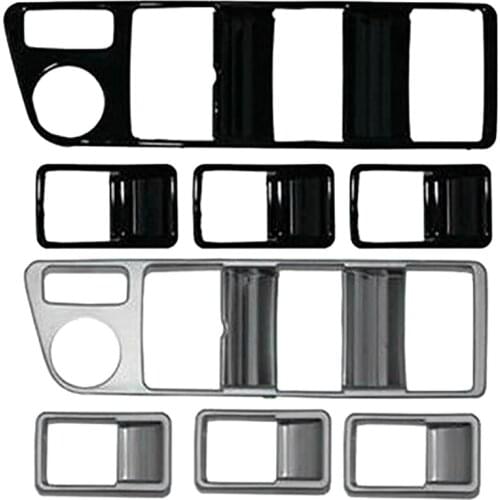 For Toyota Harrier Venza XU80 2020 2021 ABS Chrome Door Window Armrest Cover Switch Panel Trim Molding Garnish