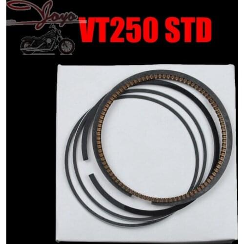 Motorcycle Piston Rings Set For Honda MC15 MC20 VTZ250 25V Magna 250 Spada MC29 VTR250 Xelvis MC33 Standard Bore Size 60mm