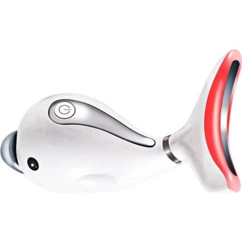 Led Facial Neck Massager Phototherapy Warming Face Neck Wrinkle Removal Machine Reduce Double Chin Skin Lift