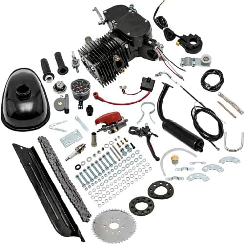 Bicycle Motorized 100CC 2-Stroke Petrol Bike Engine Motor Kit Max Speed 48km/h