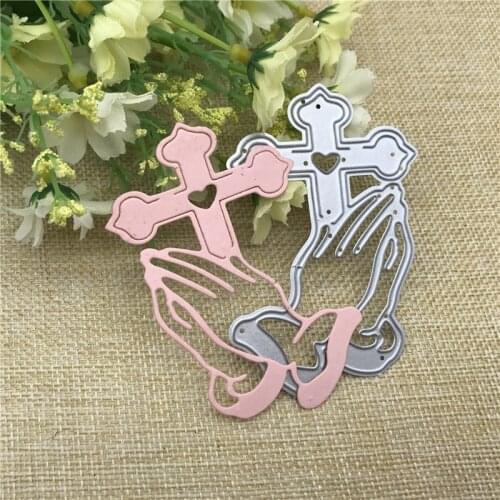 Cross Bless Metal Cutting Dies Stencil for DIY Scrapbooking Album Embossing Paper Cards Deco Crafts Die Cuts
