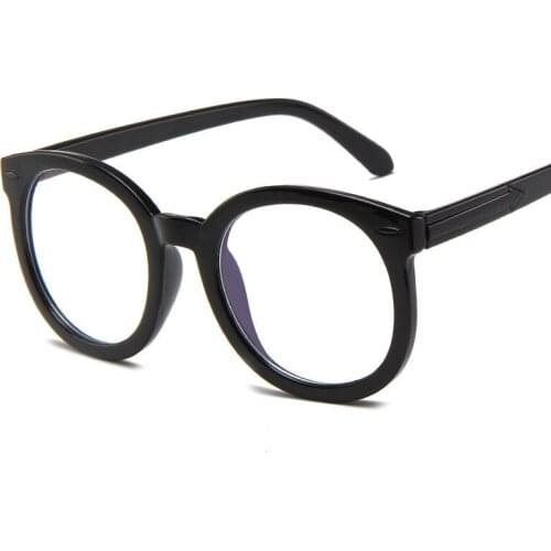 2019 Women Glasses Frame Men Anti Blue Light Eyeglasses Frame Vintage Round Clear Lens Glasses Optical Spectacle Frame Fashion