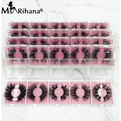 3D Mink Lashes Wholesale Dramatic Long 25mm False Eyelashes Extension Makeup Faux 5D Mink Eyelash Vendor Mink Eyelashes Bulk