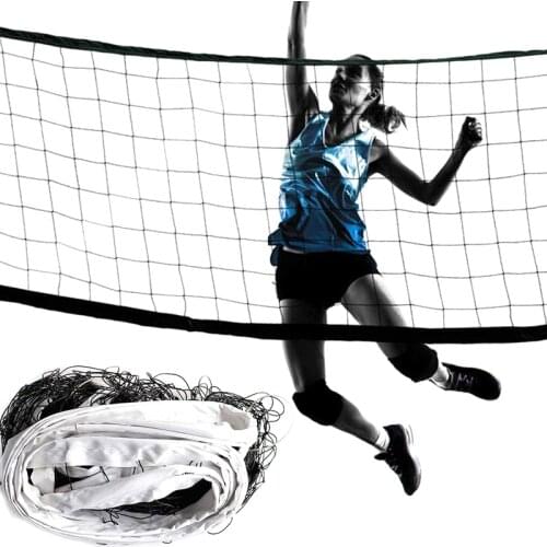 Volleyball Net Steel Wire Set Portable Strong Durable Nets for Professional Beach Outdoor Backyards Sports Training