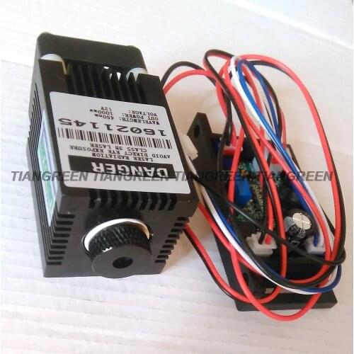 1W 450nm blue laser module focusing Engraving TTL 1W laser tube diode cnc laser