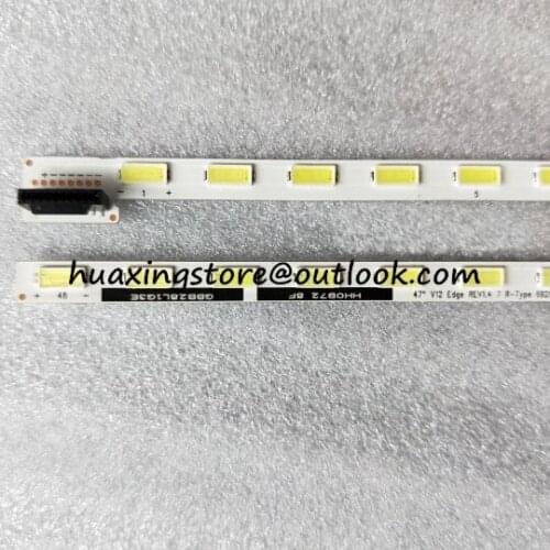2 PCS*48LED LED strip 47" V12 Edge R L type 6920L-0131D 6920L-0131C for 6922L-0017A 6922L-0018A 47LM6200 LC470EUE