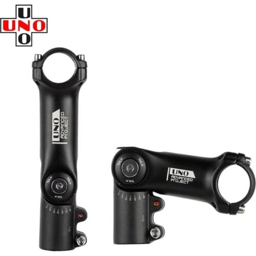 UNO Angle Adjustable Height Riser Stems 31.8mm x 28.6mm Mountain Bike Cycling Parts Stem 90/110MM Bicycle Accessories