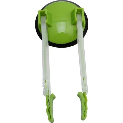 1PC High Quality Baggy Rack Food Bag Holder Hands Free Operation Adjustable Height Food Storage Bag Holder Green
