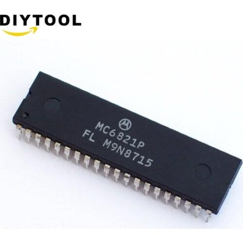 10PCS IC MC6821P MOTOROLA DIP40 NEW GOOD QUALITY D28