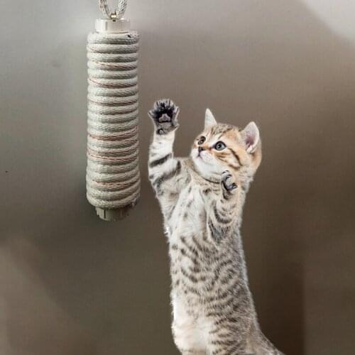 2021 Hanging Cat Claw Tube Toy Balcony Living Room Cat Claw Climbing Tube Portable Outdoor Cat Walking Tube Newest Pet Products