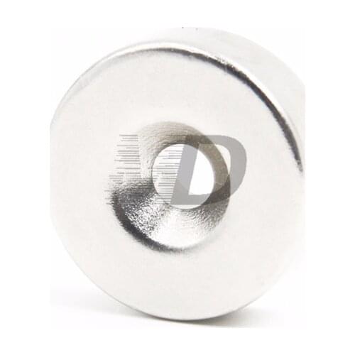 5pcs Super Strong Round Neodymium Countersunk Ring Magnets 50mm x 20mm Hole: 10.2mm N50 Neodymium Magnet Free Shipping