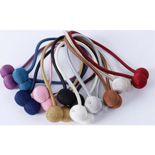 50pcs Modern Simple Tieback Magnets Curtains Buckle Curtain Clips Magnetic Curtain Holder Strap Decorative Accessories