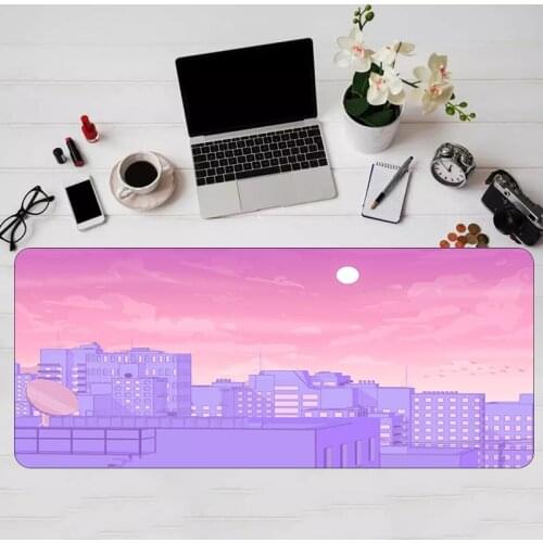 Cute Gift landscape Large Mouse Pad PC Computer Pad Keyboards Mat Otaku Locking Edge Speed Big Gaming Mouse Pad Mat
