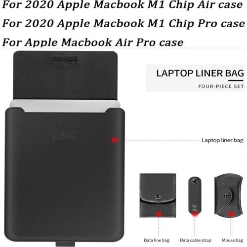 Pop PU Sleeve bag For Macbook Air13 A2337 A2179 2020 A2338 M1 Chip Pro 13 13.3 15 16 inch Touch Bar,for For Huawei Laptop Sleeve