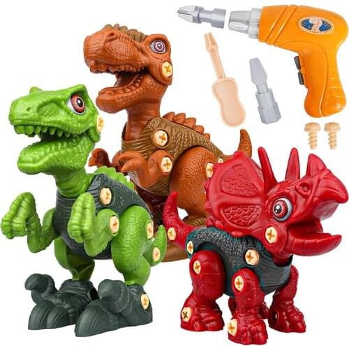 DIY Dinosaur Assembling Combination Kids Montessori Toy Screw & Nut Building Blocks Educational Toys For Children Science Toy