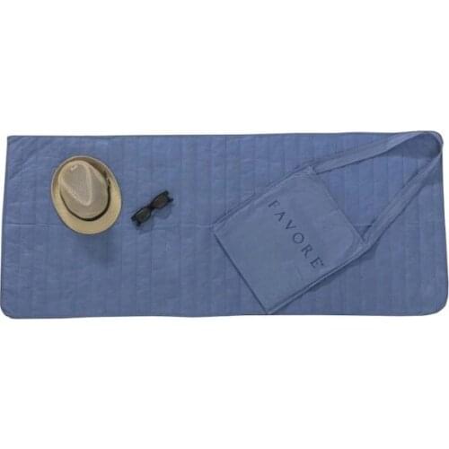 FAVORE CASA FASHION Bag Beach Mat 65x150 cm Blue 413696203