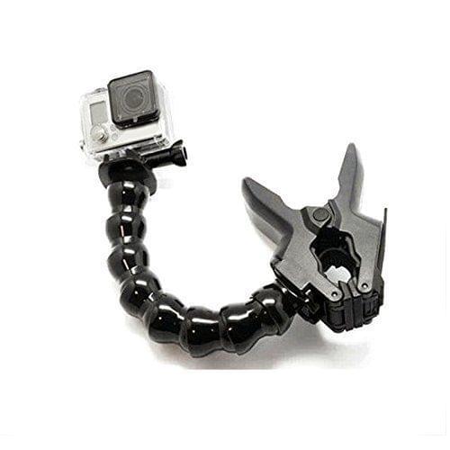 Jaws Flex Clamp Mount + 8 joint Adjustable Goose Neck for Gopro Hero 4 3 3+ 2 1