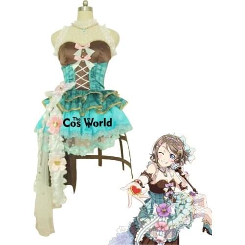 Love Live Sunshine Aqours Valentines Day Awaken Watanabe You Dress Uniform Outfit Anime Customize Cosplay Costumes