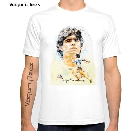 New Fashion T-shirt Diego Armando Maradona white 10 t shirt Memorial Legendary Forever 10 short sleeve tops