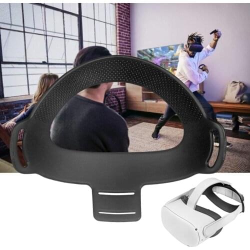 New TPU VR Helmet Head Strap Foam Pad for oculus Quest 2 VR Headset Headband