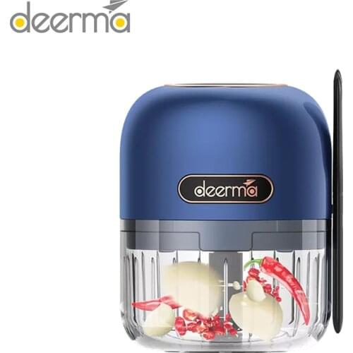 Youpin Deerma Mini Food Processor JS200 Electric Food Chopper Fruit Blender Meat Grinder Wireless Portable for Food Preparation