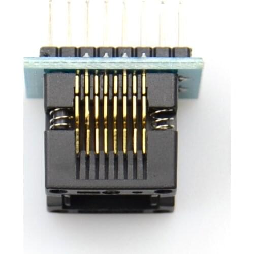 Hot! SOIC8 SOP8 to DIP8 Wide-Body Seat 150mil Programmer Adapter Socket Blue SA602 IC Test Clip Conversion Burner High Quality