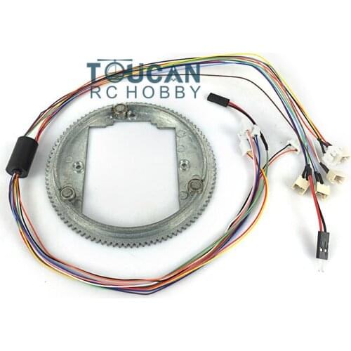 1/16 Henglong 6.0 Tank Metal 360° Small Rotating Gear Electric Slip Ring 12P THZH0803