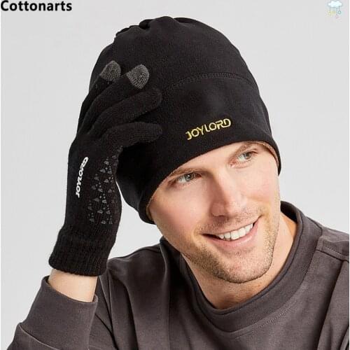 Beanies Hats Ring Scarf with Gloves Set Plus Thick Velvet Multifunction Bonnets Women Men Soft Touch Screen Gloves Cycling Mask