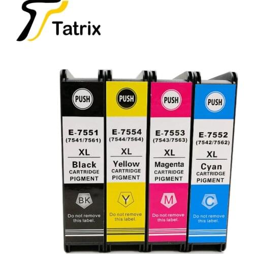 Tatrix For Epson T7551 - T7554 ( T7561 T7541 ) compatible inkjet cartridge for epson WorkForce Pro WF-8090 8510 8010 8590