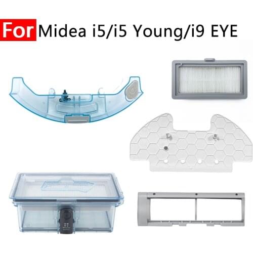 For Midea I5 i5 Young Parts Hepa Filter Hanger Water Tank Dust Box Main Brush Cover Kit Home Accessories Sweeping Vacuum Cleaner