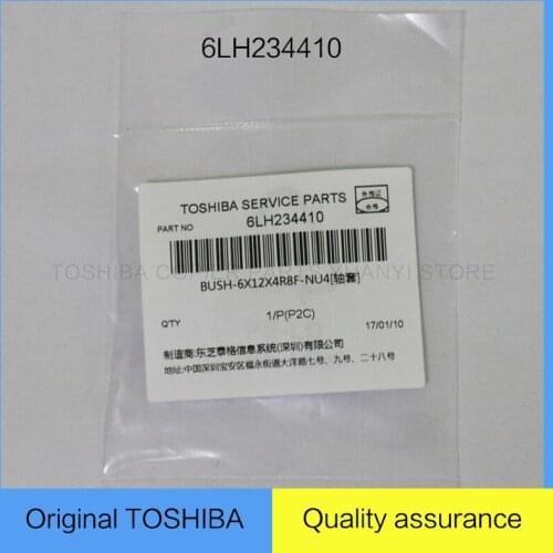 12Pieces Bush 6LH2344100 BUSH-6X12X4R8F-NU4 Original Toshiba Copier Parts For Model e-S455 Printer Part