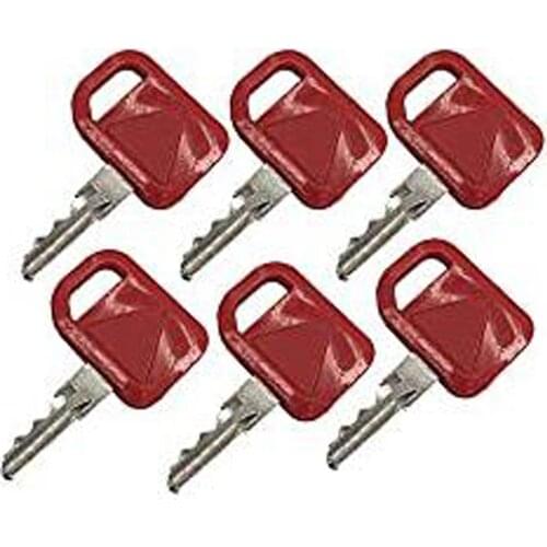 6X Ignition Keys T209428 Fit for John Deere Skid Steer Heavy Equipment