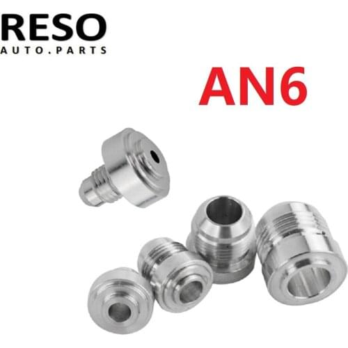 AN6 -AN Straight Male Weld Fitting Adapter Weld Bung Nitrous Hose Fitting