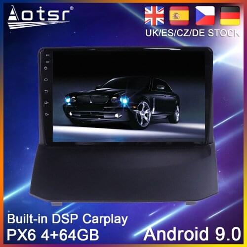 Android 10 PX6 64G Car DVD Player GPS Navigation For Ford Fiesta Mk 6 2008-2013 Car Auto Radio Stereo Multimedia Player HeadUnit