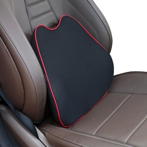 Car Headrest Pillow Neck Memory Lumbar Support Cotton Breathable Auto Neck Rest Headrest Cushion Seat Pillow