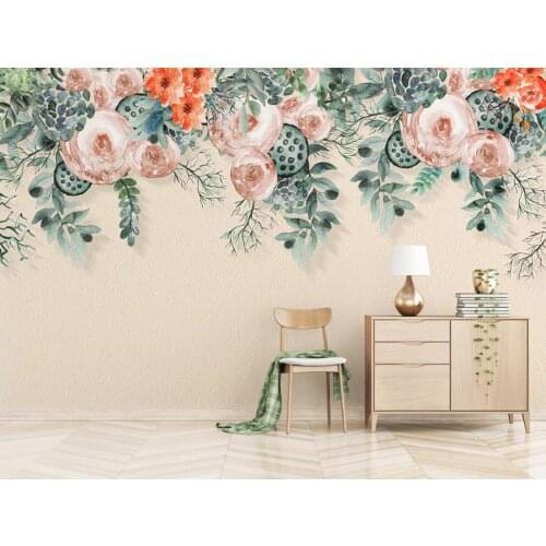 Beibehang Custom papel de parede 3D Rose flower vine wallpapers TV background 3D wall stickers photo mural wall paper home decor