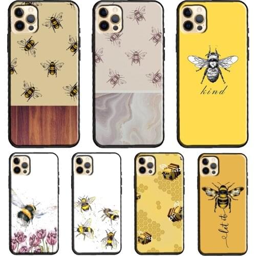 Bee Bumblebee Phone Case For iPhone 11 Pro Max XS XR X 12 Mini SE 2020 6S 7 8 Plus 12 Pro Max Cover