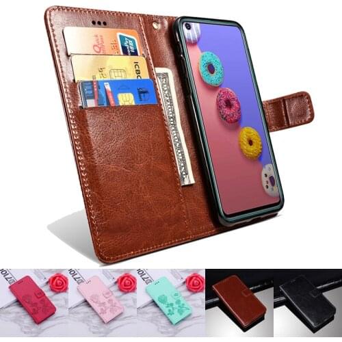 Case For Infinix S5 Lite X652B Leather Case Luxury PU Silicone Protective Cover On Infinix S5 X652 Flip Case Phone Bag Capa 6.6"
