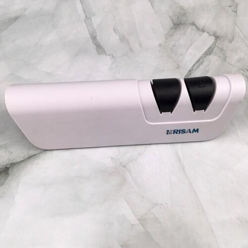 Electric knife sharpener professional safety non-slip semi-automatic knife sharpener two-stage blade householdknifesharpenertool