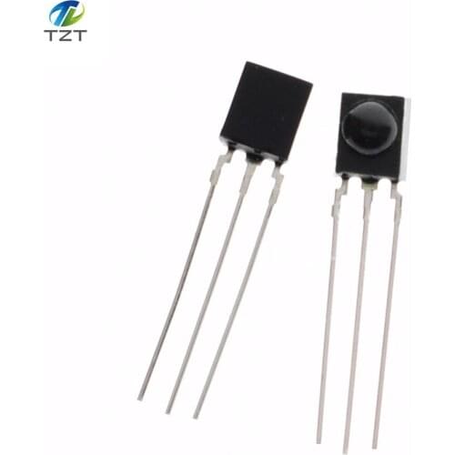 High Quality 10Pcs/lot IR Receiver 38 kHz Remote Infrared Radiation Module TSOP4838 DIP-3