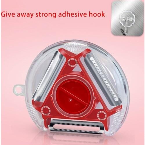 Magic Trio Peeler Set Slicer Stainless Steel Peeler Shredder Julienne Cutter Multi Peel Blade Zesters Grater Kitchen Tool