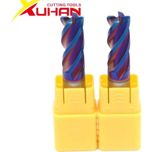 8r0.5 8r1 HRC65 Tungsten Carbide Tungsten CNC Milling Nose Radius Cutters Milling Tools Carbide corner radius End mill