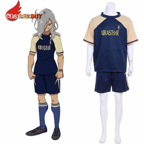 Costumebuy Inazuma Eleven Ares no Tenbi Cosplay kirastar Football Team Costume Sport Suit Uniform Halloween Outfits Custom Made